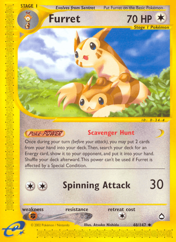 Furret — Aquapolis 48/182