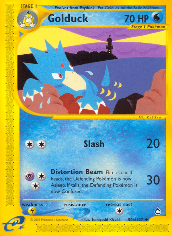 Golduck — Aquapolis 50/182