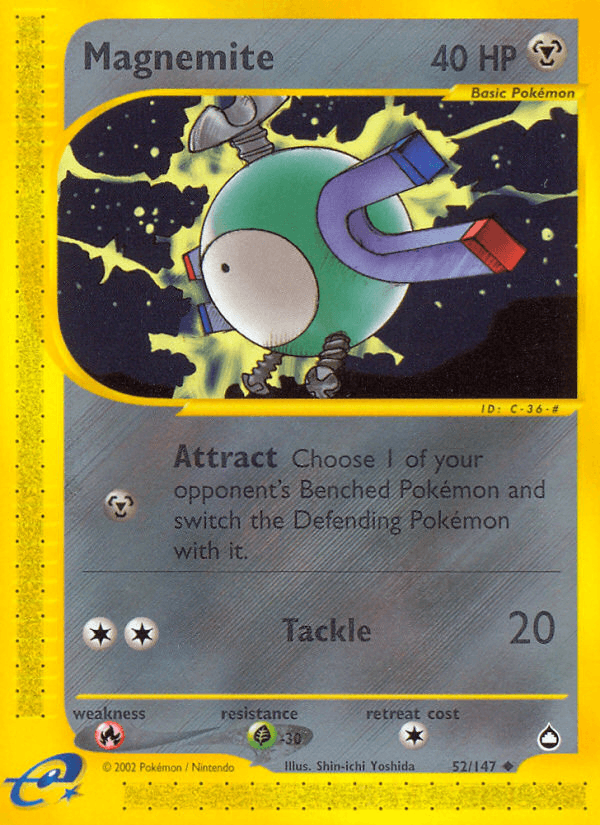 Magnemite — Aquapolis 52/182