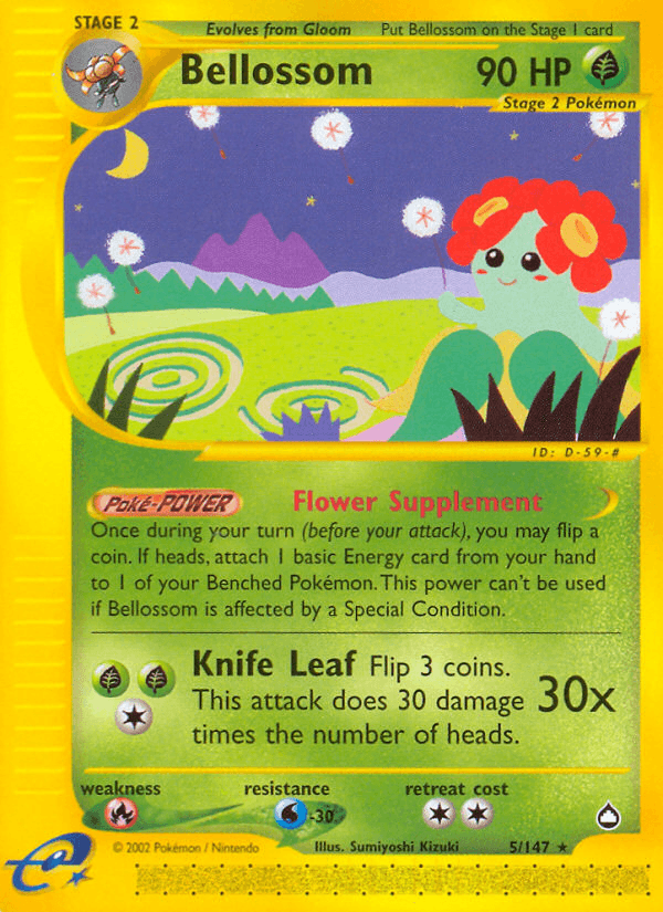 Bellossom artwork — Aquapolis 5/182