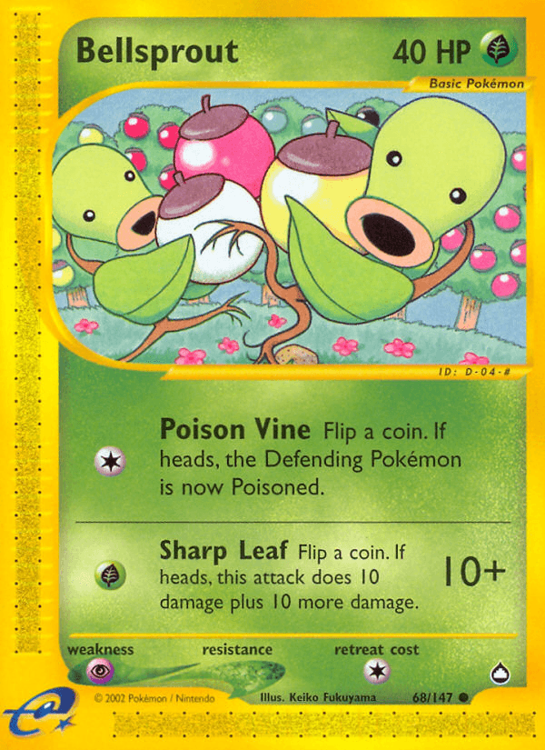 Bellsprout — Aquapolis 68/182