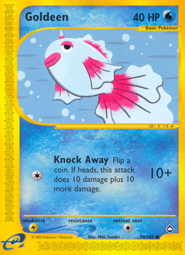 Goldeen artwork — Aquapolis 78/182