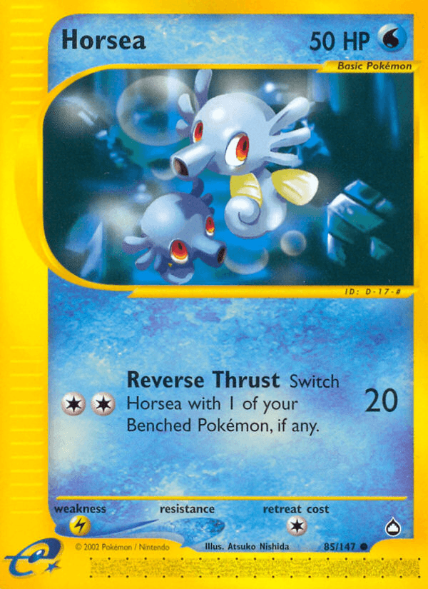 Horsea artwork — Aquapolis 85/182