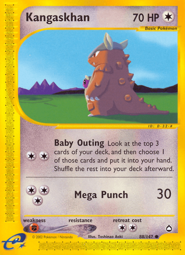 Kangaskhan — Aquapolis 88/182