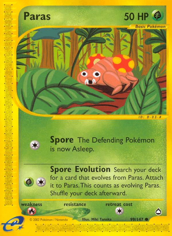 Paras artwork — Aquapolis 99/182