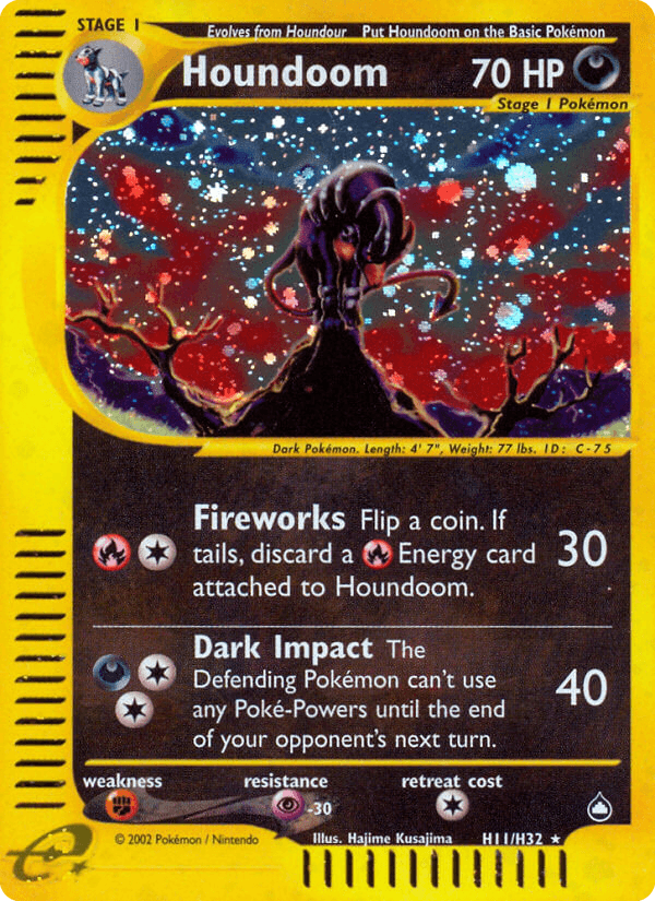 Houndoom — Aquapolis H11/182