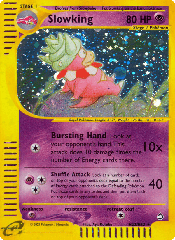 Slowking — Aquapolis H22/182