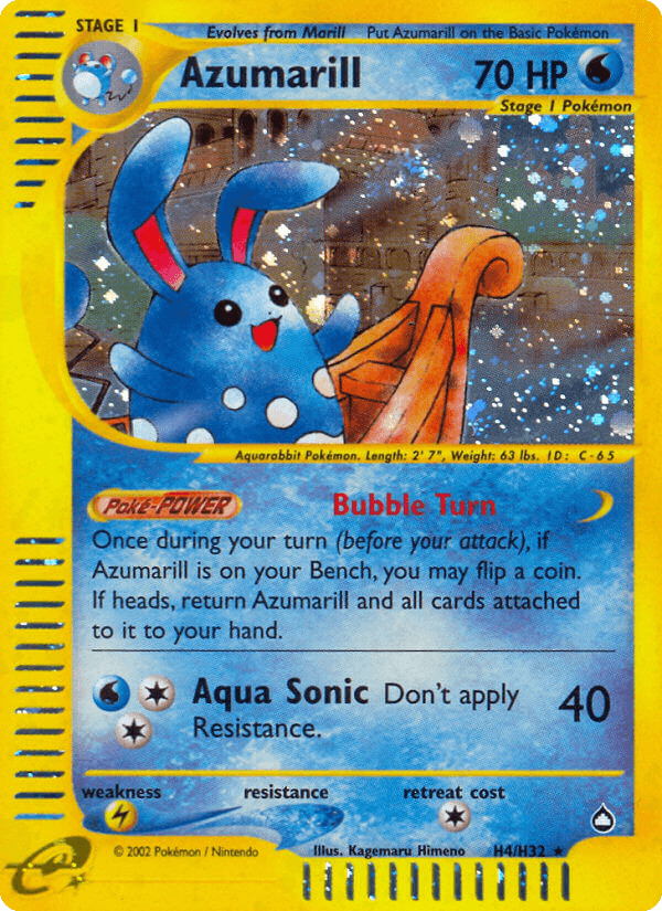 Azumarill — Aquapolis H4/182