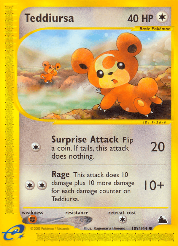 Teddiursa — Skyridge 109/182