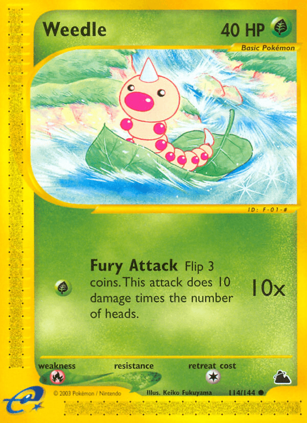 Weedle artwork — Skyridge 114/182