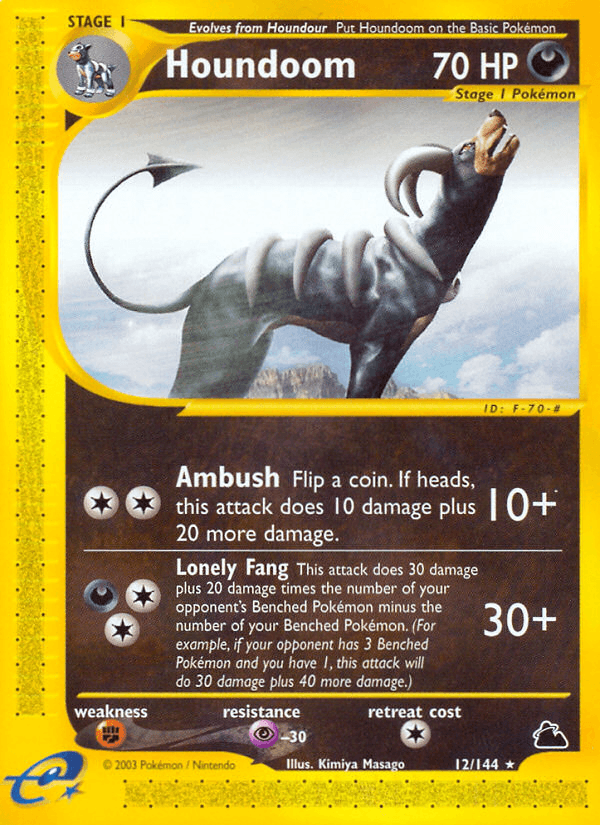Houndoom — Skyridge 12/182