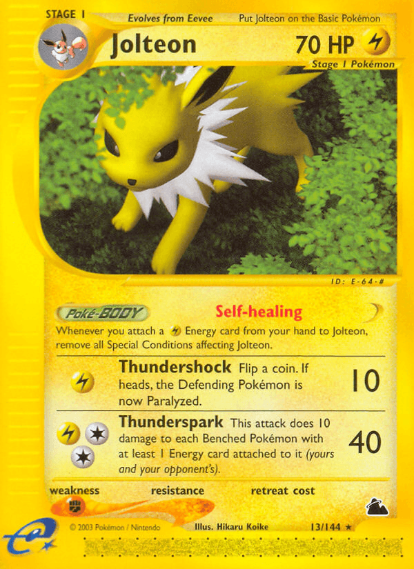 Jolteon — Skyridge 13/182