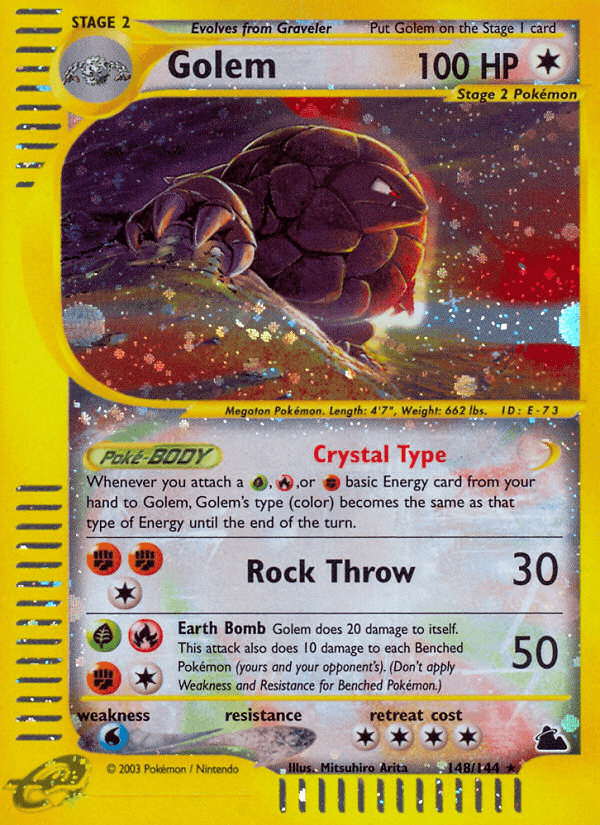 Golem artwork — Skyridge 148/182