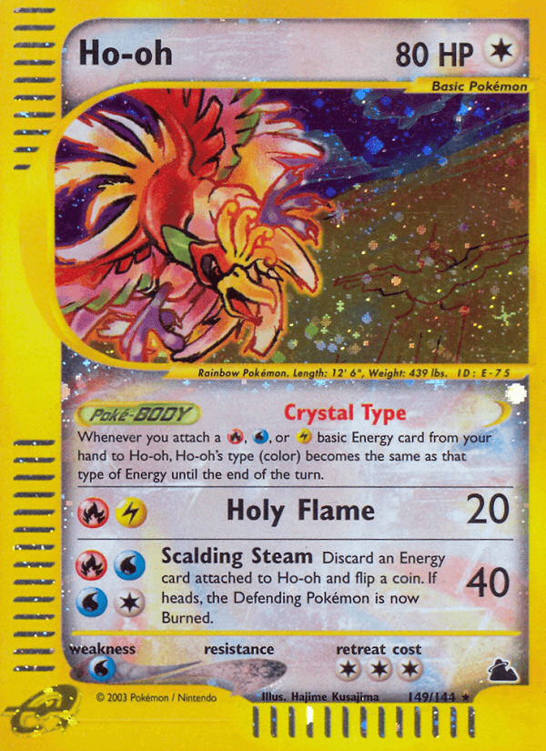 Ho-oh artwork — Skyridge 149/182