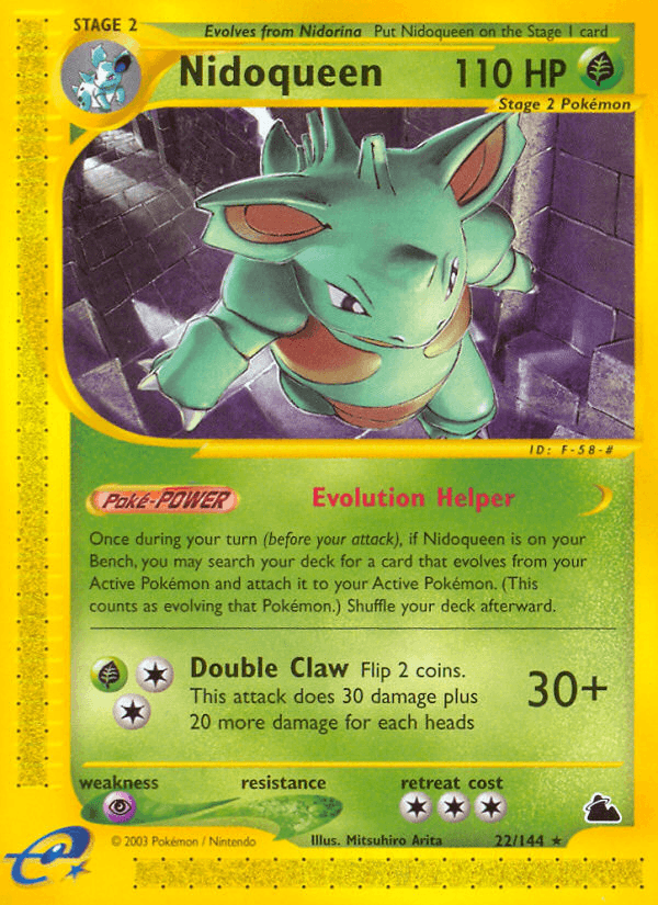 Nidoqueen — Skyridge 22/182