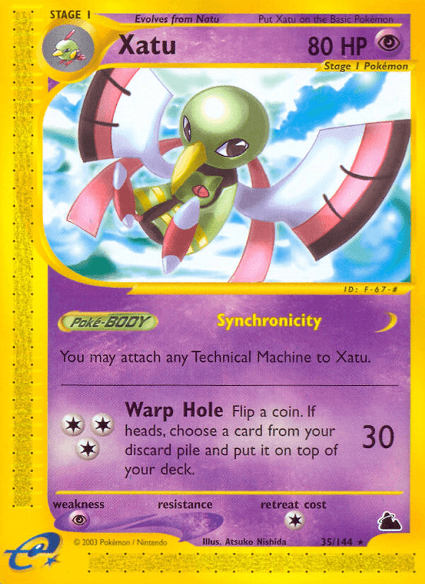 Xatu artwork — Skyridge 35/182