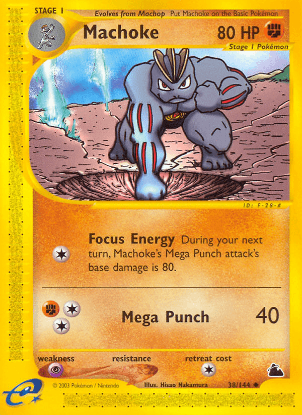 Machoke artwork — Skyridge 38/182