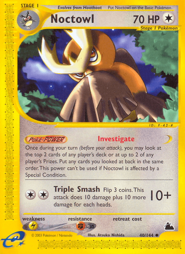 Noctowl artwork — Skyridge 40/182