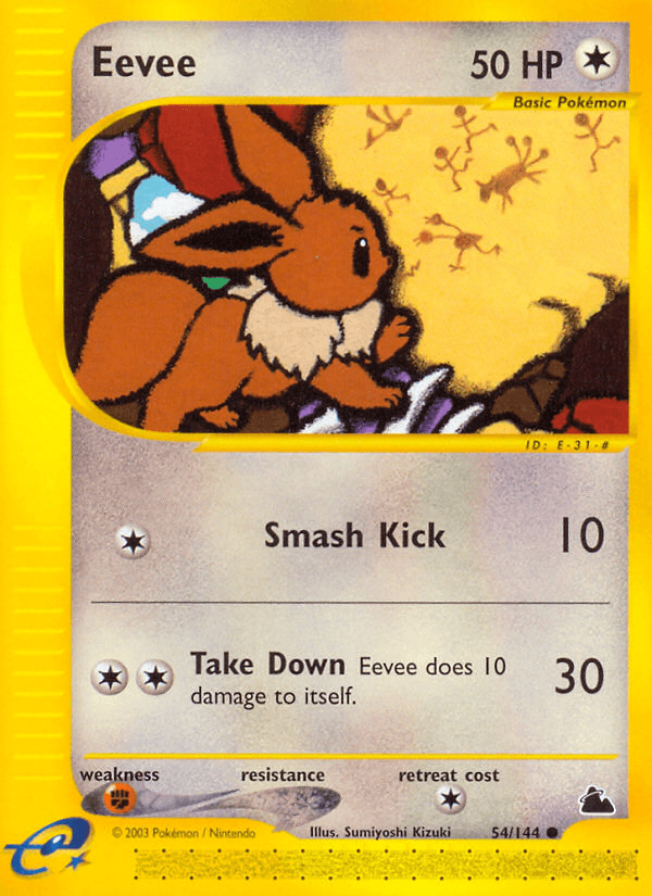 Eevee artwork — Skyridge 54/182