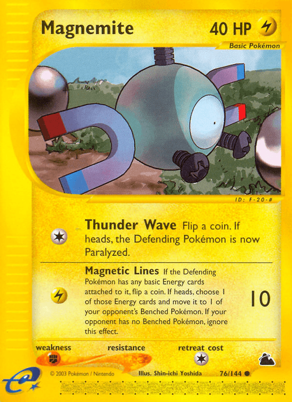Magnemite artwork — Skyridge 76/182