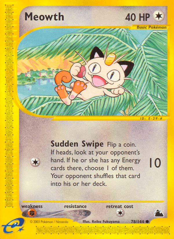 Meowth — Skyridge 78/182