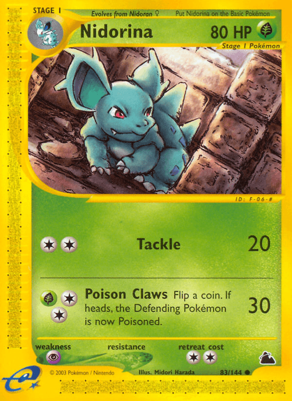 Nidorina — Skyridge 83/182
