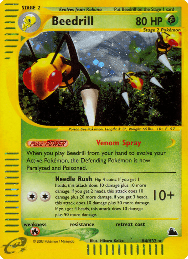 Beedrill — Skyridge H4/182