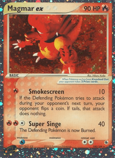 Magmar ex — EX Ruby & Sapphire 100/109
