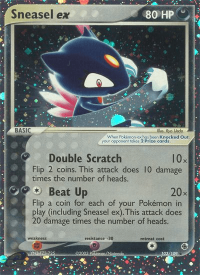 Sneasel ex — EX Ruby & Sapphire 103/109