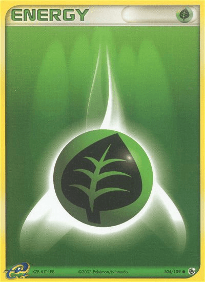 Grass Energy — EX Ruby & Sapphire 104/109
