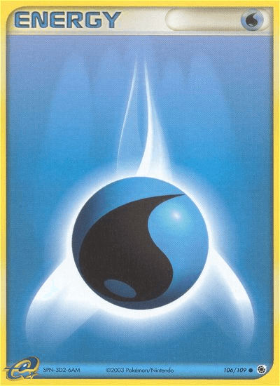 Water Energy — EX Ruby & Sapphire 106/109