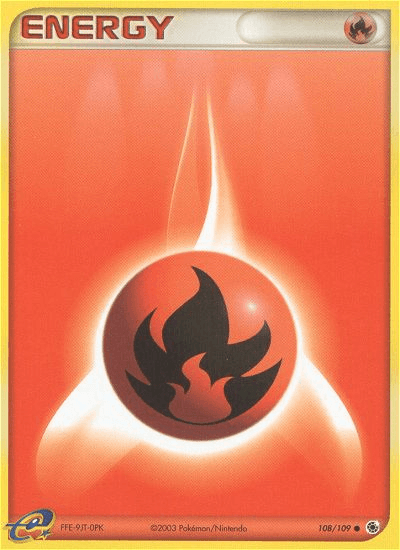 Fire Energy — EX Ruby & Sapphire 108/109