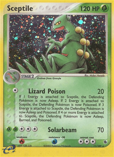 Sceptile — EX Ruby & Sapphire 11/109