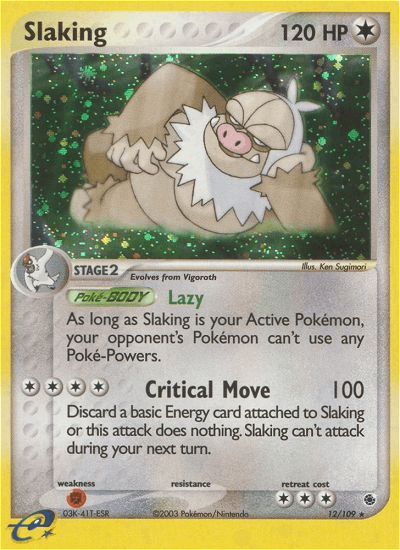 Slaking — EX Ruby & Sapphire 12/109