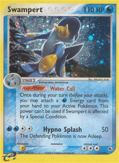 Swampert — EX Ruby & Sapphire 13/109