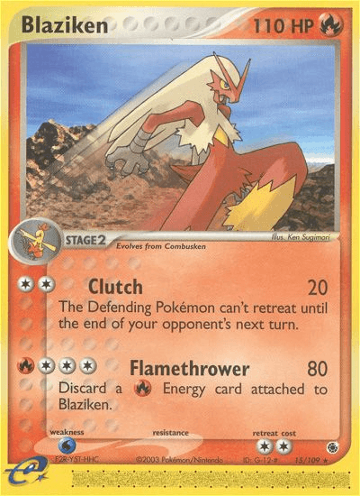 Blaziken — EX Ruby & Sapphire 15/109