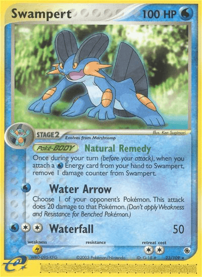 Swampert — EX Ruby & Sapphire 23/109