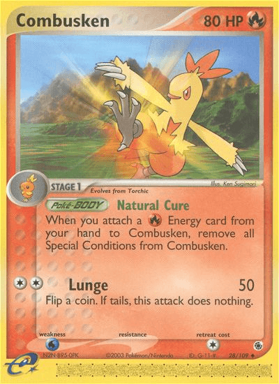 Combusken — EX Ruby & Sapphire 28/109