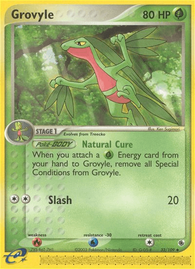 Grovyle — EX Ruby & Sapphire 32/109