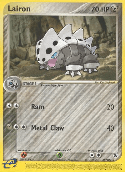 Lairon — EX Ruby & Sapphire 36/109