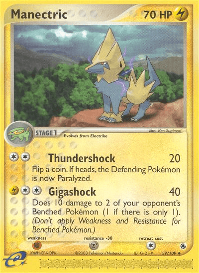 Manectric — EX Ruby & Sapphire 39/109