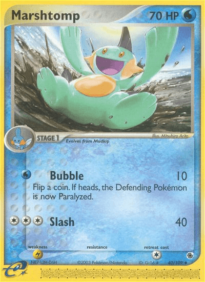 Marshtomp — EX Ruby & Sapphire 40/109