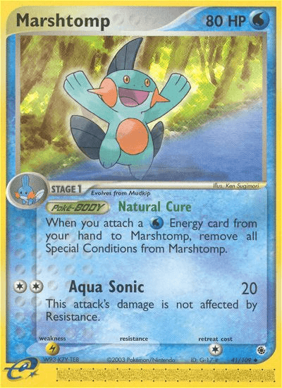 Marshtomp — EX Ruby & Sapphire 41/109