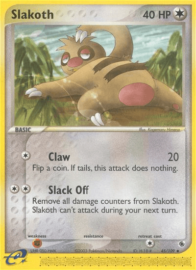 Slakoth — EX Ruby & Sapphire 45/109