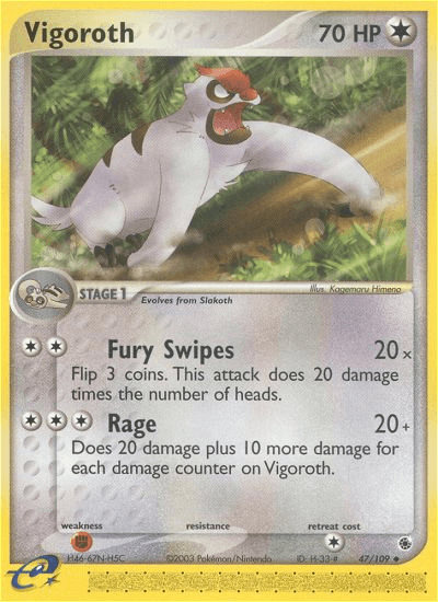 Vigoroth — EX Ruby & Sapphire 47/109