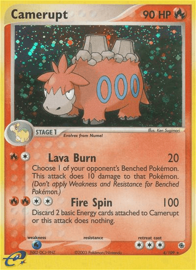 Camerupt — EX Ruby & Sapphire 4/109