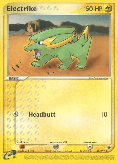 Electrike — EX Ruby & Sapphire 52/109
