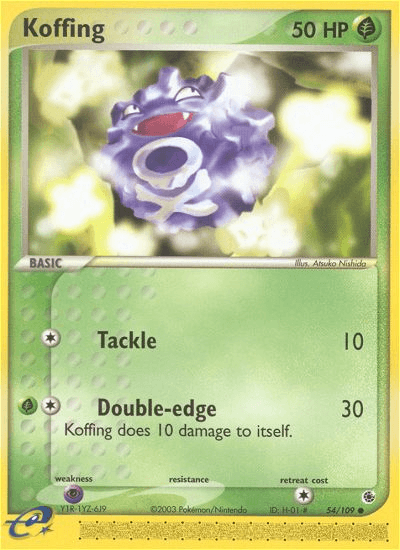 Koffing — EX Ruby & Sapphire 54/109