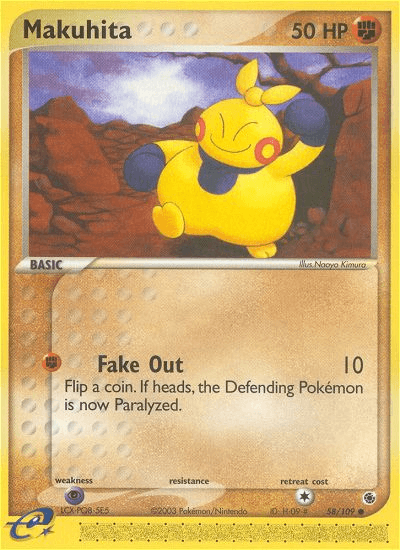 Makuhita — EX Ruby & Sapphire 58/109