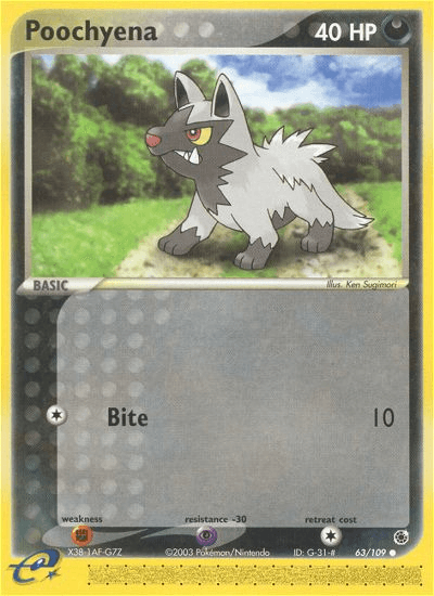 Poochyena — EX Ruby & Sapphire 63/109